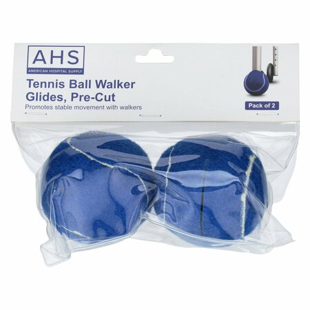 American Hospital Supply Walker Tennis Ball Glides, Blue, Pack of 2 AHSWTBGB2_PR